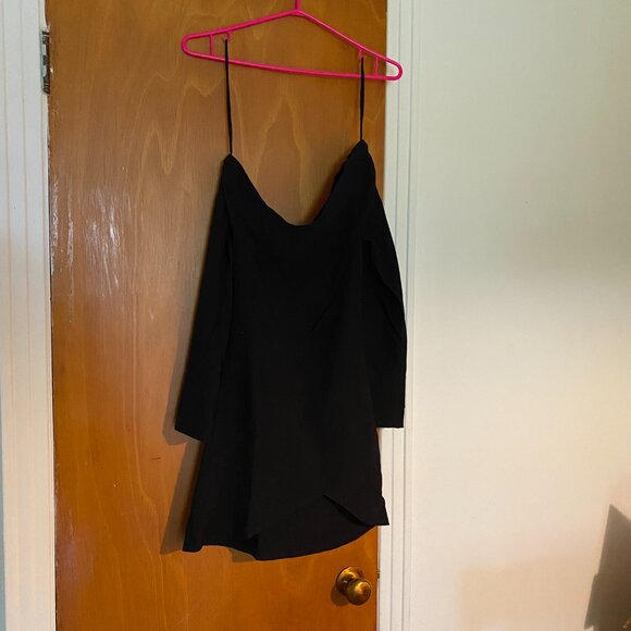 Dollface Asymmetrical Black Graphic Tunic - Picture 2 of 10